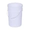 Vestil 6 Gal Open Head Pail with Steel Handle, White PAIL-6-PWS - alternate 6
